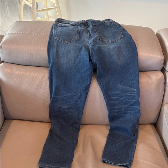 SO Women's Blue Distressed Boyfriend Jeans - Picture 3 of 4